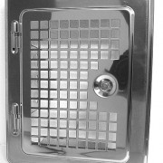 Kamintuer 140mm x 200mm, belueftet