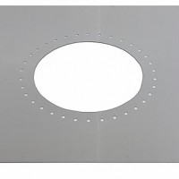 Blendblech einteilig