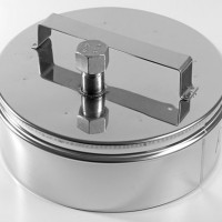 Kondensattopf mit Griff und Ablauf