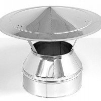 Muendungsabschluss konisch mit Regenhaube